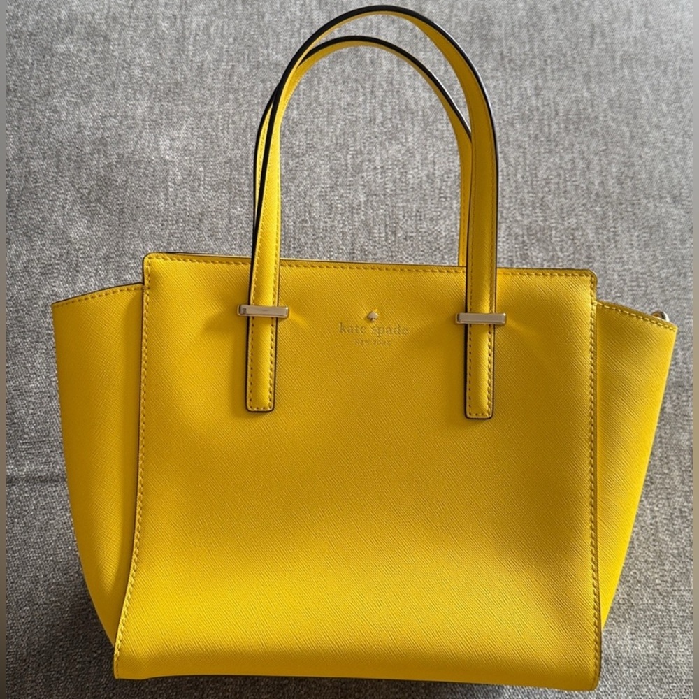 Kate Spade Cedar Street Hayden Satchel Purse - Canary Yellow